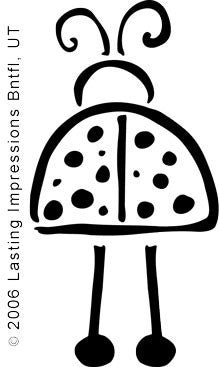 L9371- Tall Ladybug
