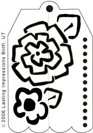 L9379- Flower Gift Tag