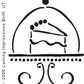 L9383- Cake under glass