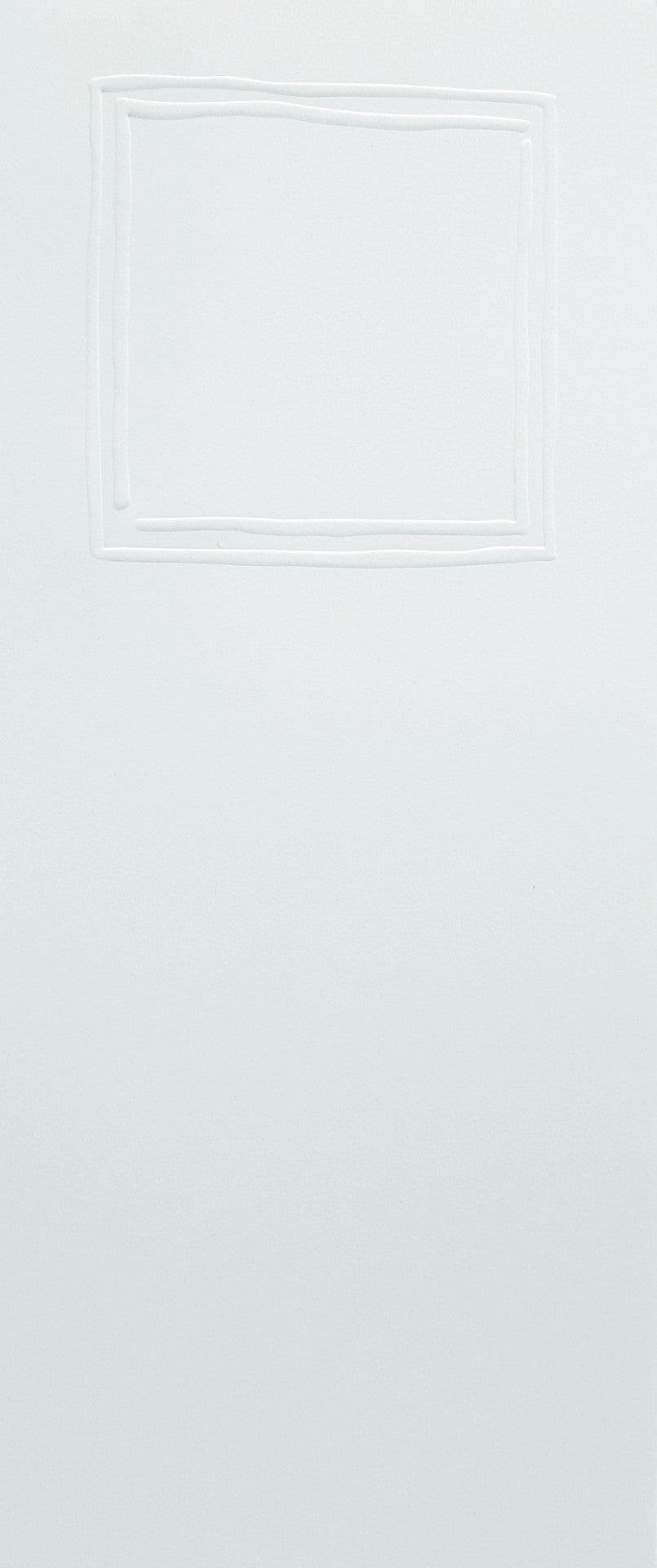 Lengthy Notes - Double Square White Notecards