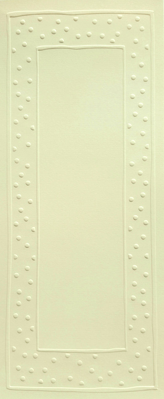Lengthy Notes - Lots of Dots Cream Notecards