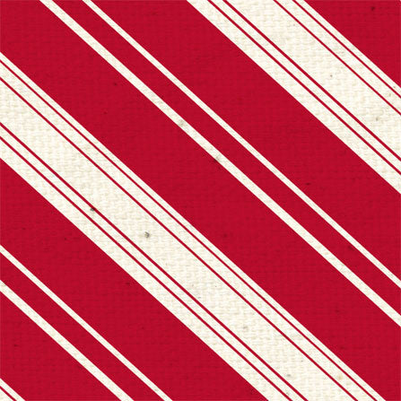 LBRDS8 - Ladybug Red Diagonal Stripes 8 1/2 x 11 - One Sheet
