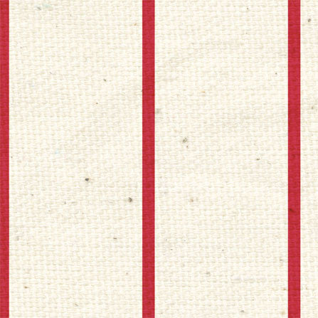 LBR - Ladybug Red Linen Vintage Stripes 8 1/2 x 11 - One Sheet