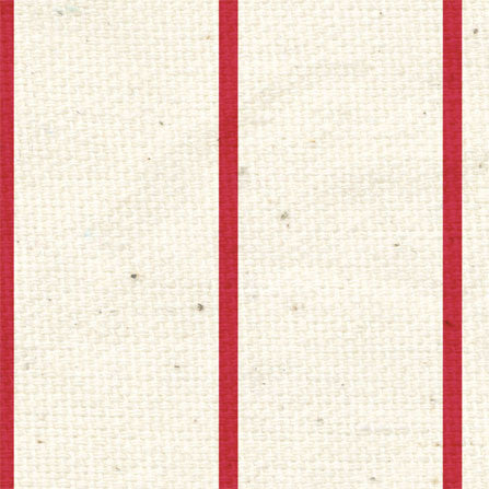 *LBR - Ladybug Red Linen Vintage Stripes 8 1/2 x 11 - One Sheet