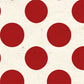 LBR - Ladybug Red Reverse Large Polka Dots 8 1/2 x 11 - One Sheet