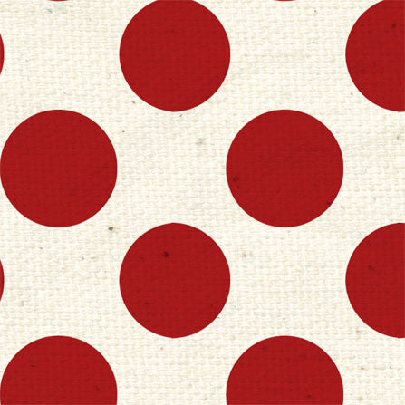 *LBR - Ladybug Red Reverse Large Polka Dots 8 1/2 x 11 - One Sheet