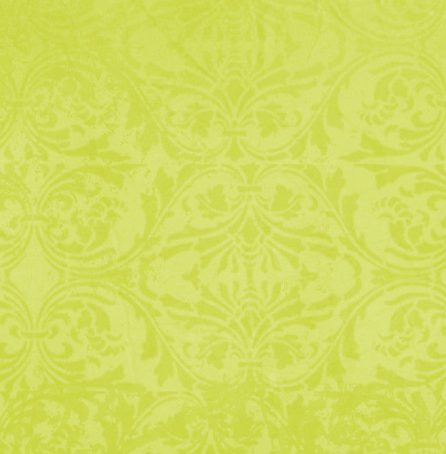 LFDM8 - Lime Fizz Damask 8 1/2 x 11 - One Sheet