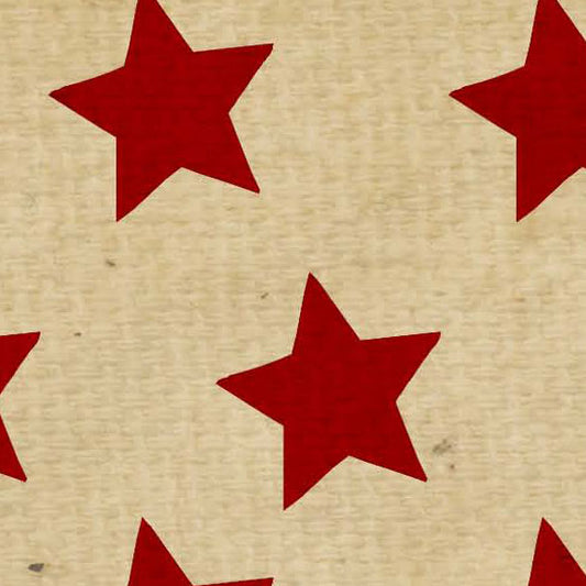 OGTSRS8 - Old Glory Tea Stained Red Stars
