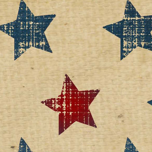OGTSMS8 - Old Glory Tea Stained Multi Stars