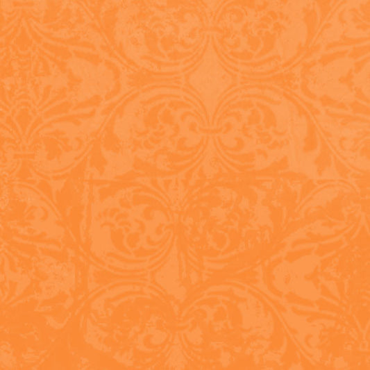 OFDM8 - Orange Fizz Damask 8 1/2 x 11 - One Sheet