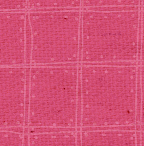 *PCDP8 Pink Cosmos Doodle Plaid Paper  8 1/2P
