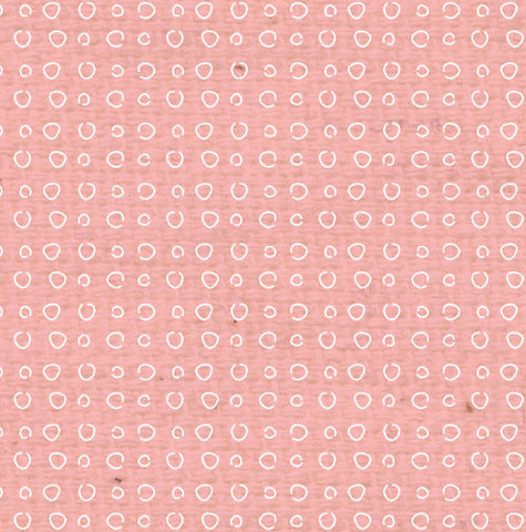 *PGDD8  Pink Geranium Doodle Dots Paper  8 1/2