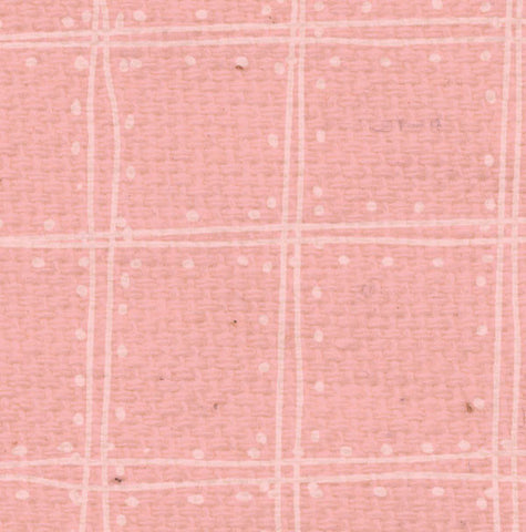 *PGDP8  Pink Geranium Doodle Plaid Paper  8 1/2