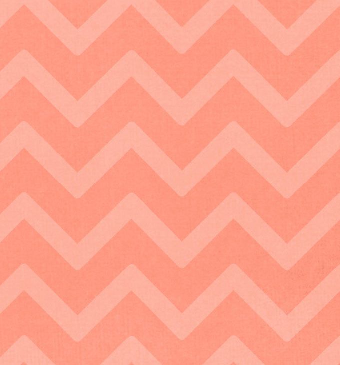 PPCH81 Peach Parfait Chevron 8 1/2 x 11 - One Sheet