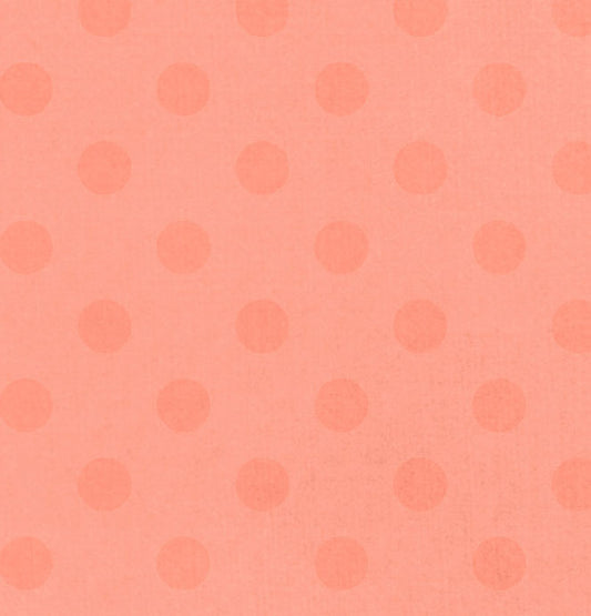 PPDO81 Peach Parfait Dotty Dots 8 1/2 x 11 - One Sheet