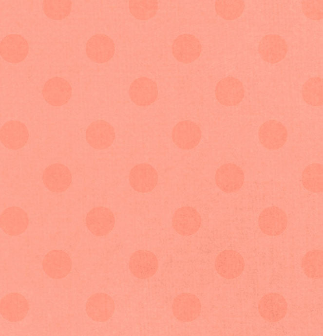 *PPDO81 Peach Parfait Dotty Dots 8 1/2 x 11 - One Sheet