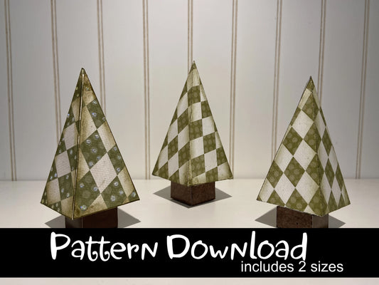 Paper Christmas Trees- Download