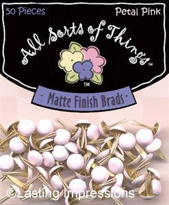 Brads - Petal Pink