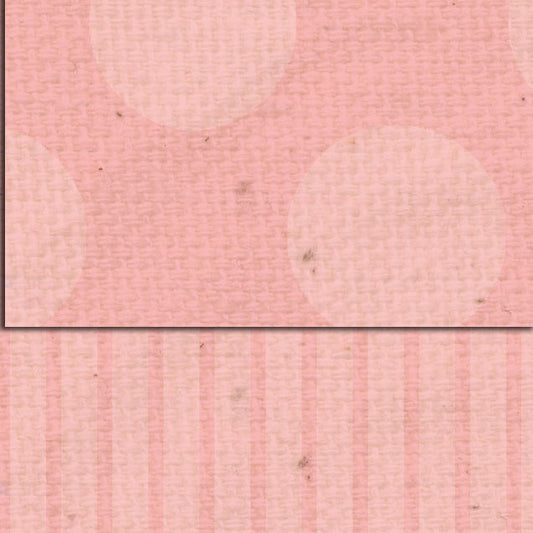 DSPGDS Pink Geranium Dots & Stripes Double Sided Cardstock