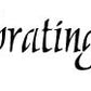 S561 - Celebrating You - Calligraphy