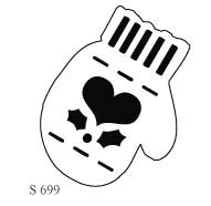 S699 - Mitten with Heart