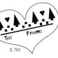 S701 - Heart Gift Tag