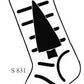 S831 - Tall Striped Stocking