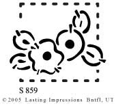 S859 - Stitched Flower