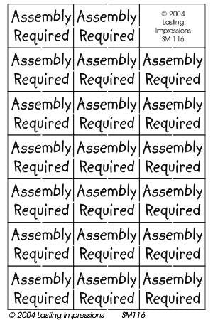 SM116 Brass - Assembly Required
