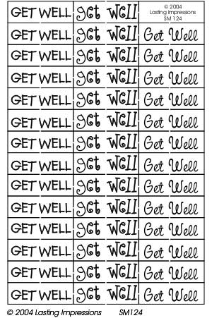 SM124 Silver - Get Well
