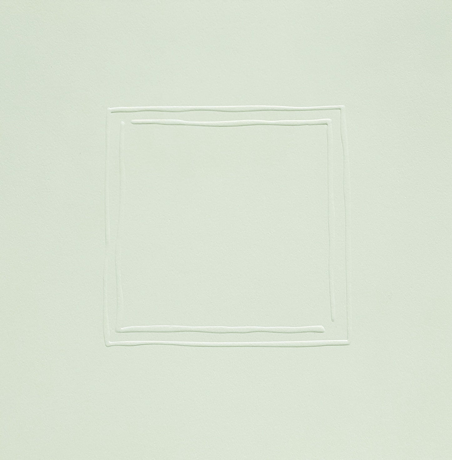 Simply Square Double Square White Cards