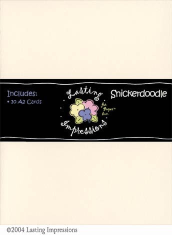 A2 Scored Card - Snickerdoodle