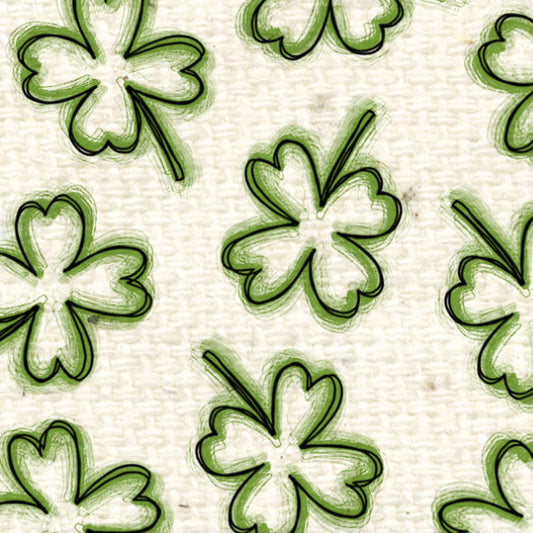 ERSH - Emerald Reverse Shamrocks Paper  8 1/2 x 11