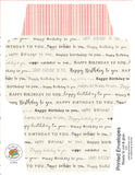********A2 Envelopes DIY Happy Birthday Pink Geranium