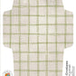 A2 Envelopes DIY Green Doodle Plaid & Gold Distressed Dots