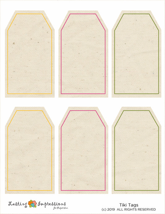 SCTG - Tiki Gift Tags