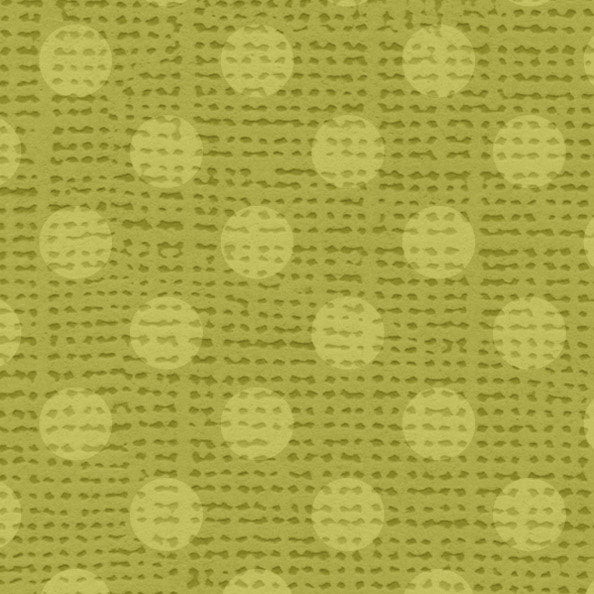 LPD - Linen Polka Dots Green Olive
