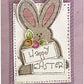 CCO 144 - Card Cut Out #144 Burlap Bunny