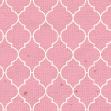 *HK - Pink Quatrefoil 8 1/2 x 11 - One Sheet