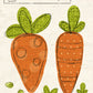 CCO142 - Card Cut Out #142 - Bunny Trail Carrots