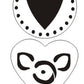 L9462 - TWO DECORATIVE HEARTS