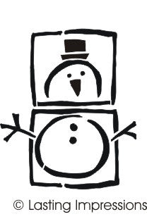 L9598 Square Snowman