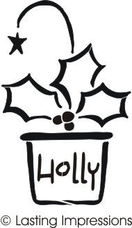 L9599-BUCKET OF HOLLY