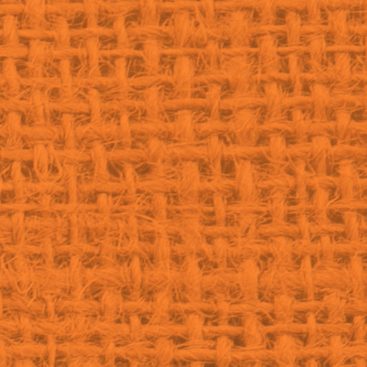 Burlap Solid Orange Poppy