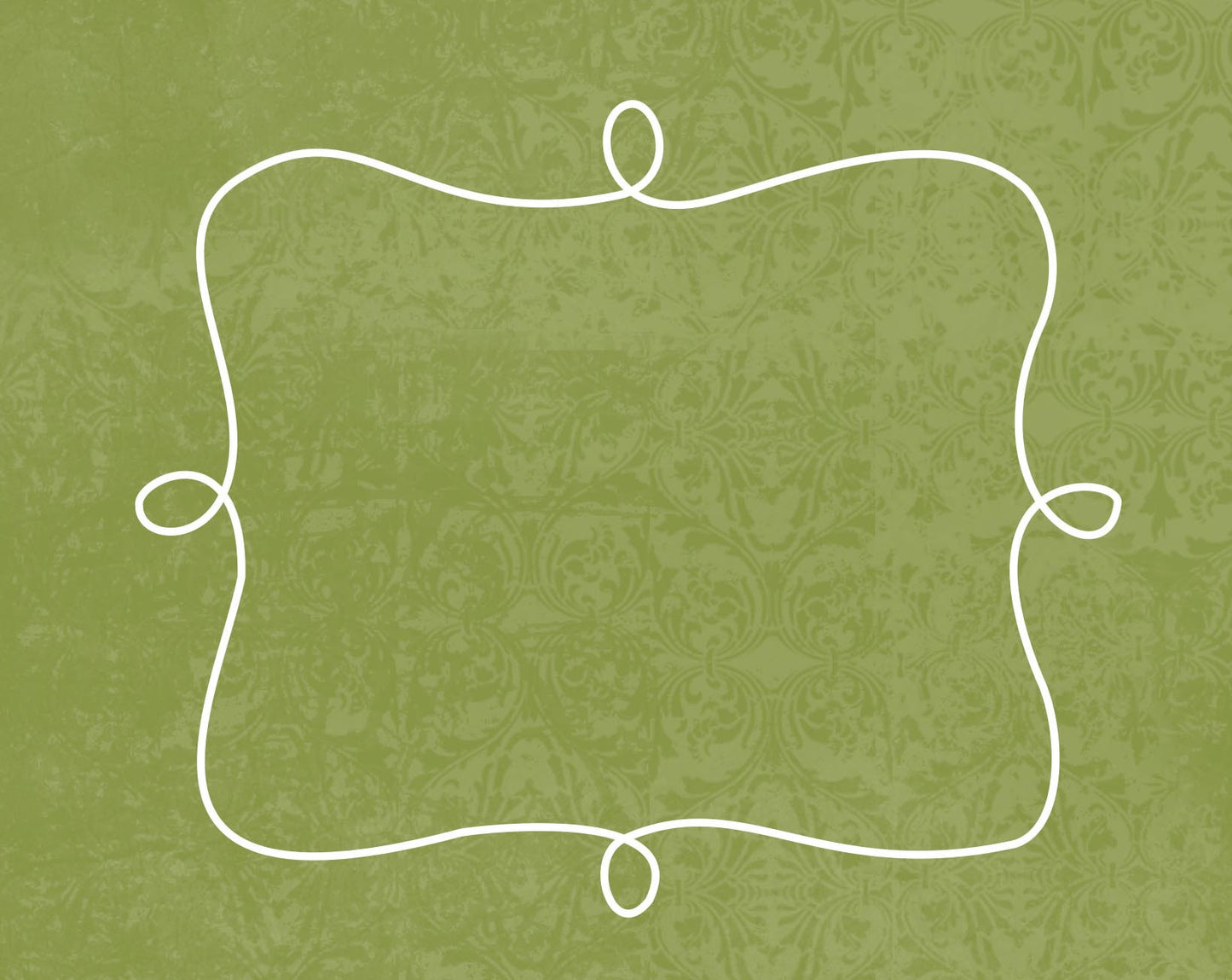 DFCGMG - Doodle Frame Cards Garden Moss Green - 10 card pack