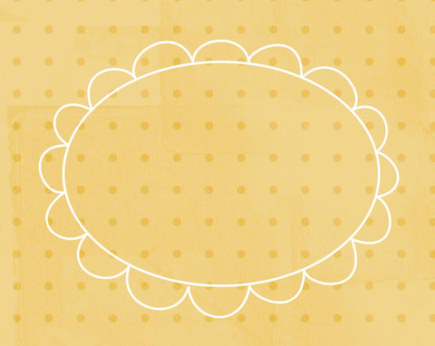 DFCYD - Doodle Frame Cards Yellow Daisies - 10 card pack