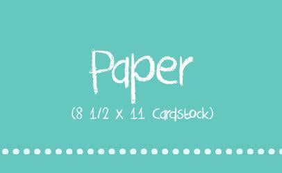 Cardstock paper for paper crafting and card making.